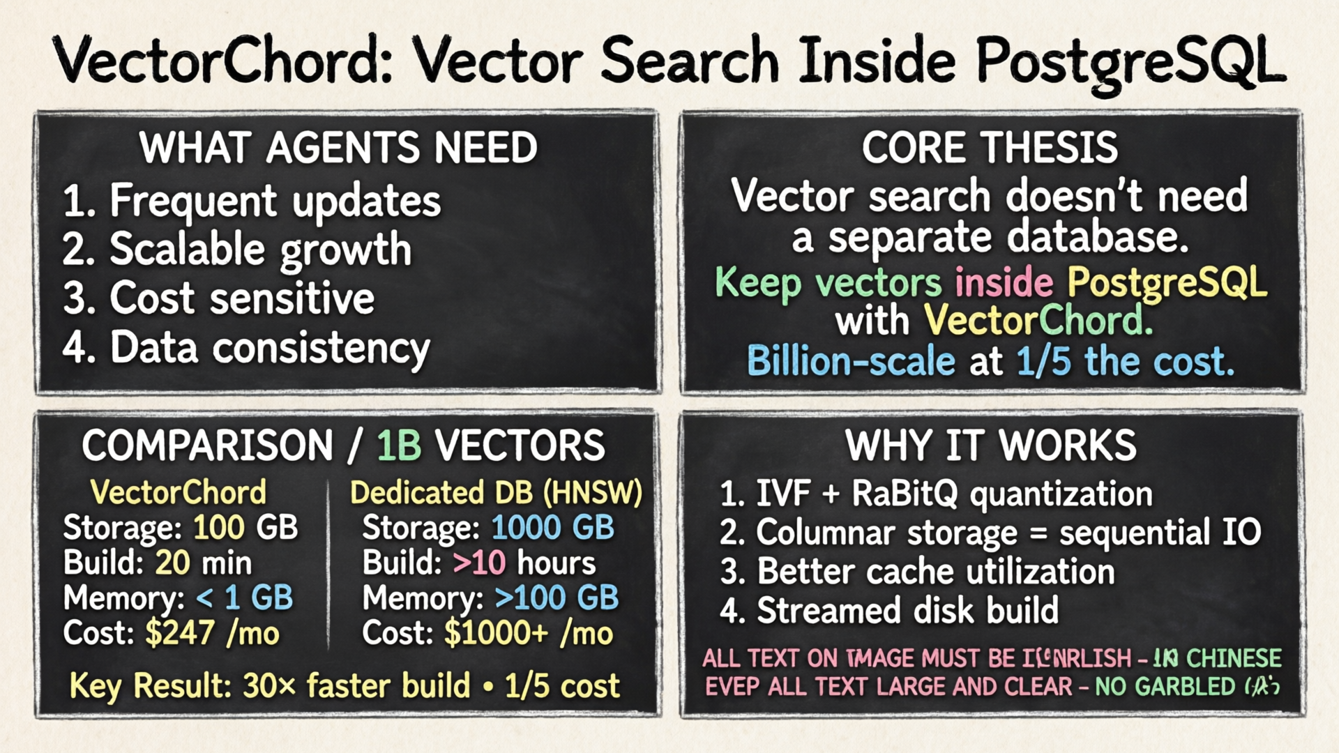 VectorChord: Vector Search Inside PostgreSQL